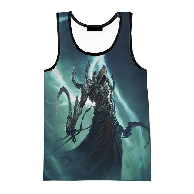 2023 Game Diablo 3 Printed 3D Tank Tops Men Harajuku Streetwear Women Oversized Sleeveless Shirts Clothing.jpg 640x640 1 - Diablo Merchandise