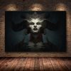 Diablo IV HD Game Poster Lilith Dormitory Home Decor Apartment Decor Painting Bedroom Wall Stickers Canvas 18.jpg 640x640 18 - Diablo Merchandise