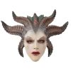 Game Diablo IV Lilith Devil Mask Cosplay Horror Demon Vampire Latex Masks Helmet Halloween Party Costume - Diablo Merchandise