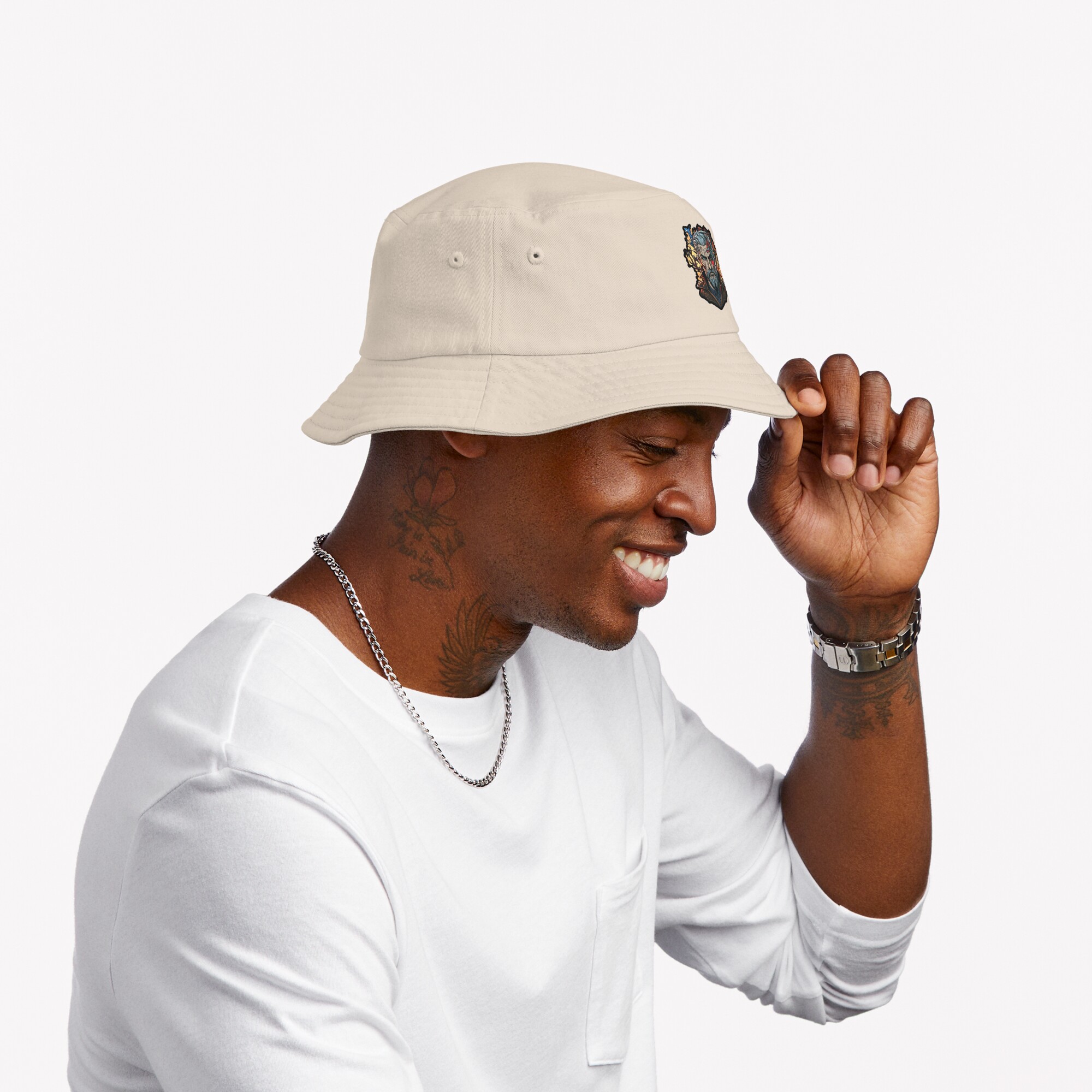 Burnt Necromancer raising the dead! Bucket hats Official Haikyuu Merch