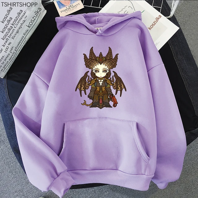 2023 Cute Diablo 4 Lilith Hoodie Women men Harajuku Aesthetic Graphic Hoodies Unisex Game Lover Pullovers.jpg 640x640 5 - Diablo Merchandise