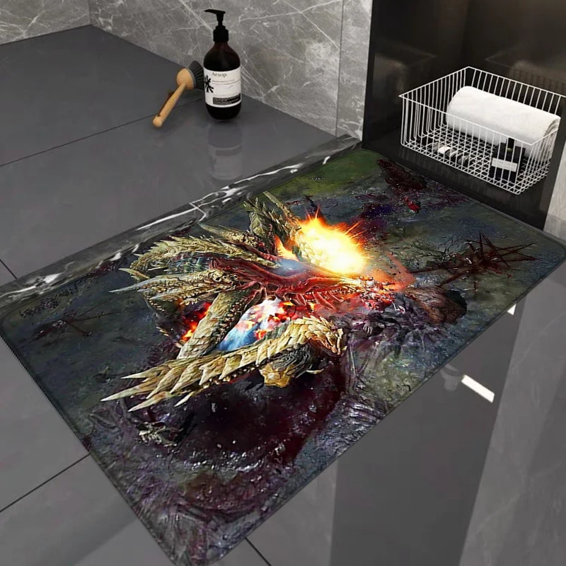 Bathroom Mat Diablo 4 Living Room Door Floor Mats Children Cute Rug House Entrance Bedroom Bath 11 - Diablo Merchandise