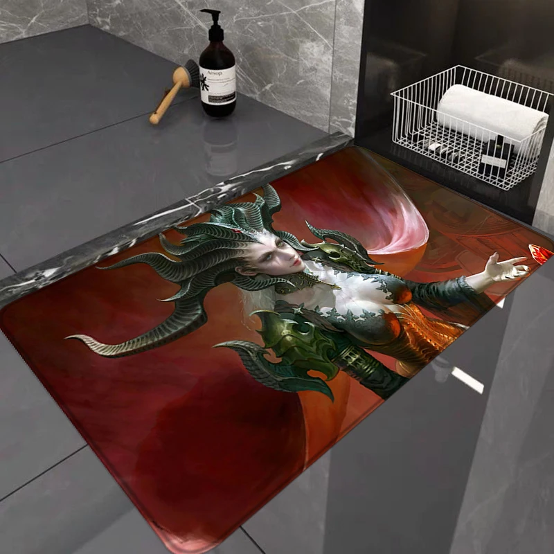 Bathroom Mat Diablo 4 Living Room Door Floor Mats Children Cute Rug House Entrance Bedroom Bath 17 - Diablo Merchandise