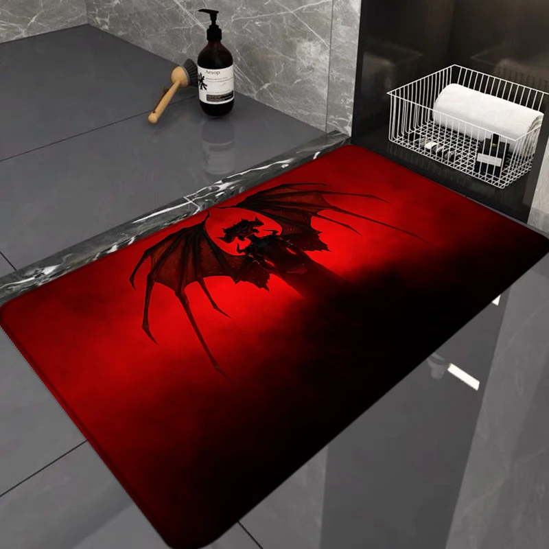 Bathroom Mat Diablo 4 Living Room Door Floor Mats Children Cute Rug House Entrance Bedroom Bath 4 - Diablo Merchandise