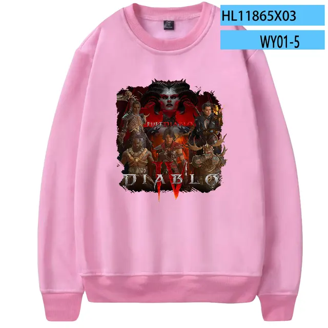 Diablo 2023 New Game Unisex Crewneck Long Sleeve Streetwear Women Men Sweatshirt Diablo IV Harajuku Clothes.jpg 640x640 13 - Diablo Merchandise