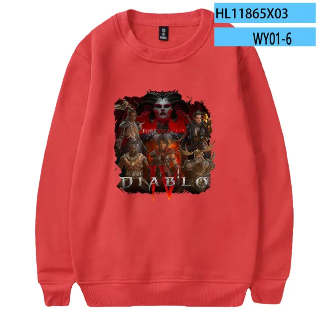 Diablo 2023 New Game Unisex Crewneck Long Sleeve Streetwear Women Men Sweatshirt Diablo IV Harajuku Clothes.jpg 640x640 15 - Diablo Merchandise