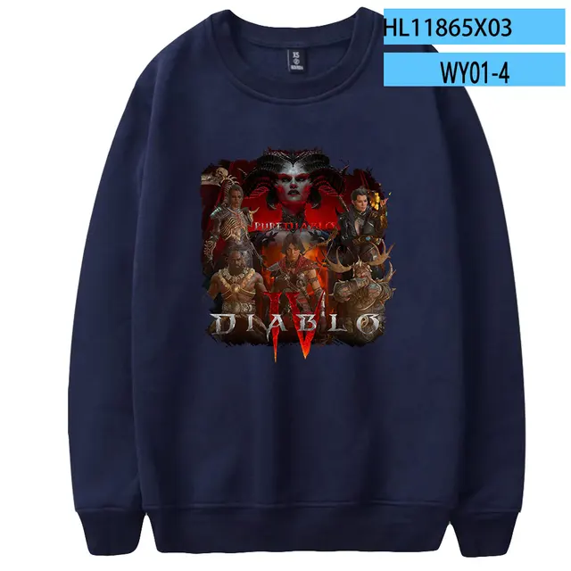 Diablo 2023 New Game Unisex Crewneck Long Sleeve Streetwear Women Men Sweatshirt Diablo IV Harajuku Clothes.jpg 640x640 17 - Diablo Merchandise