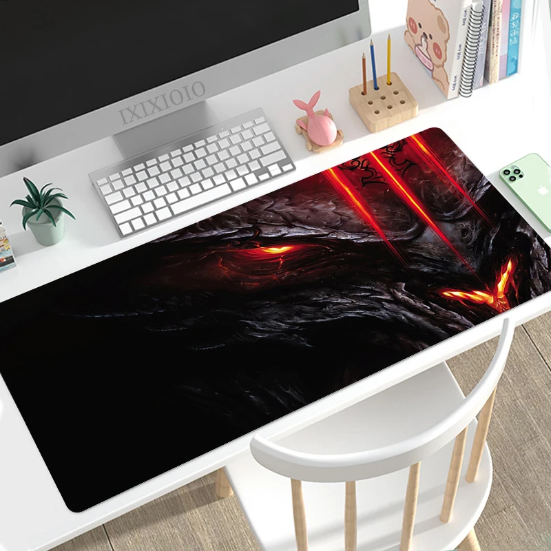 Diablo 3 Mouse Pad Gaming XL Computer Home New Mousepad XXL Playmat Natural Rubber Soft Non 1 - Diablo Merchandise