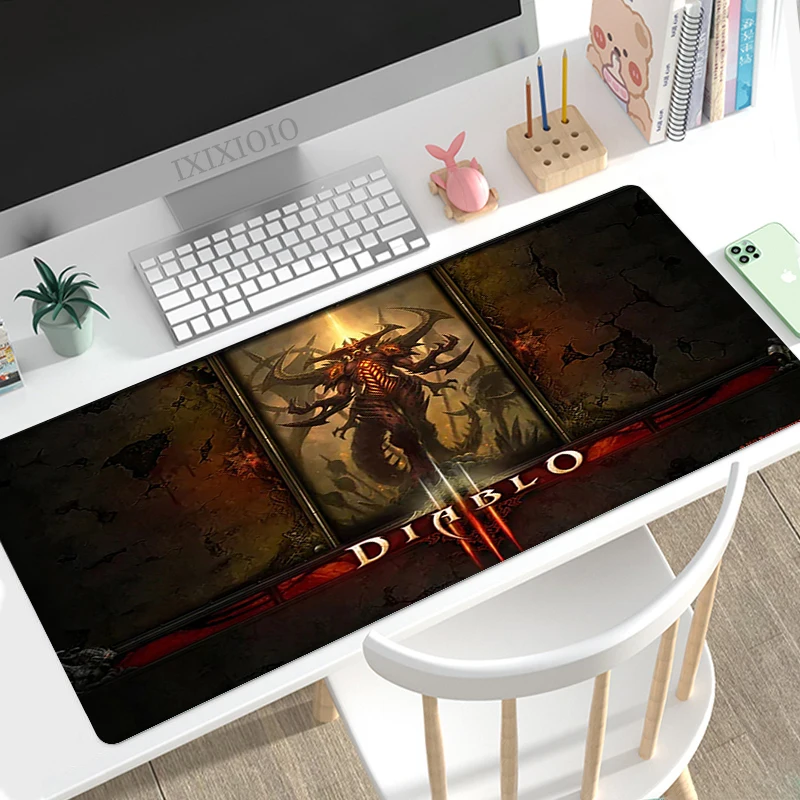 Diablo 3 Mouse Pad Gaming XL Computer Home New Mousepad XXL Playmat Natural Rubber Soft Non 3 - Diablo Merchandise