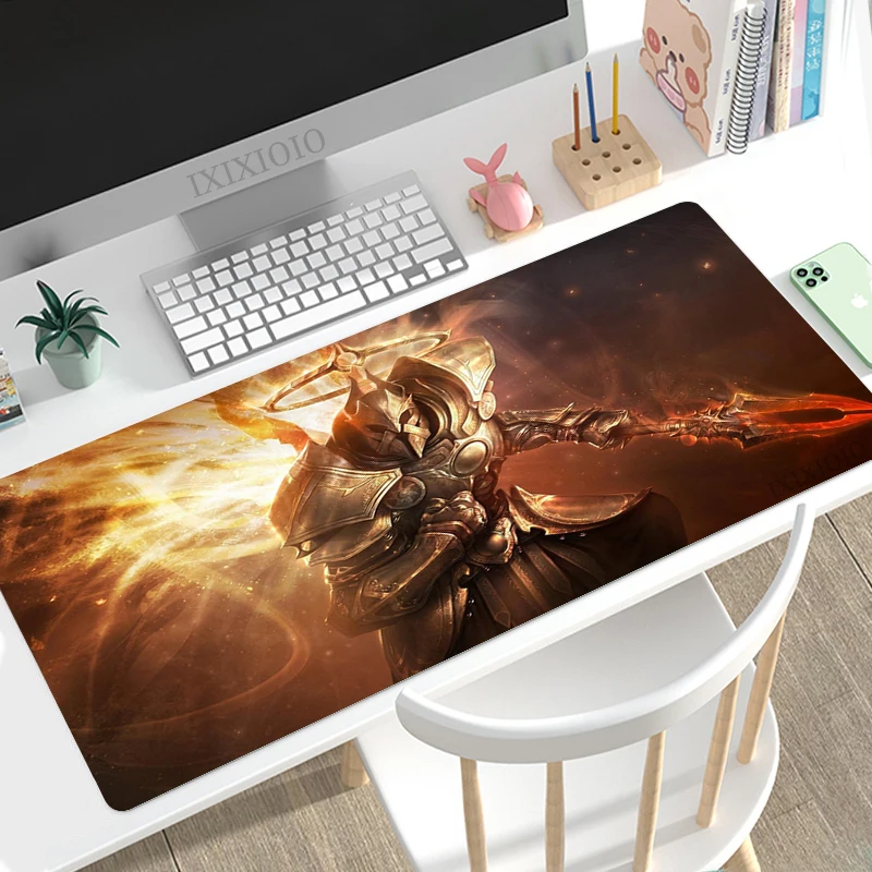 Diablo 3 Mouse Pad Gaming XL Computer Home New Mousepad XXL Playmat Natural Rubber Soft Non 4 - Diablo Merchandise