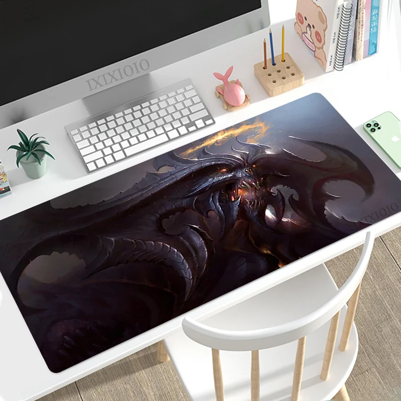 Diablo 3 Mouse Pad Gaming XL Computer Home New Mousepad XXL Playmat Natural Rubber Soft Non 9 - Diablo Merchandise
