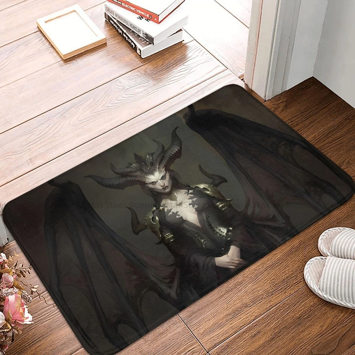 Diablo 4 Game Bedroom Mat Bilzzard Doormat Living Room Carpet Balcony Rug Home Decoration - Diablo Merchandise
