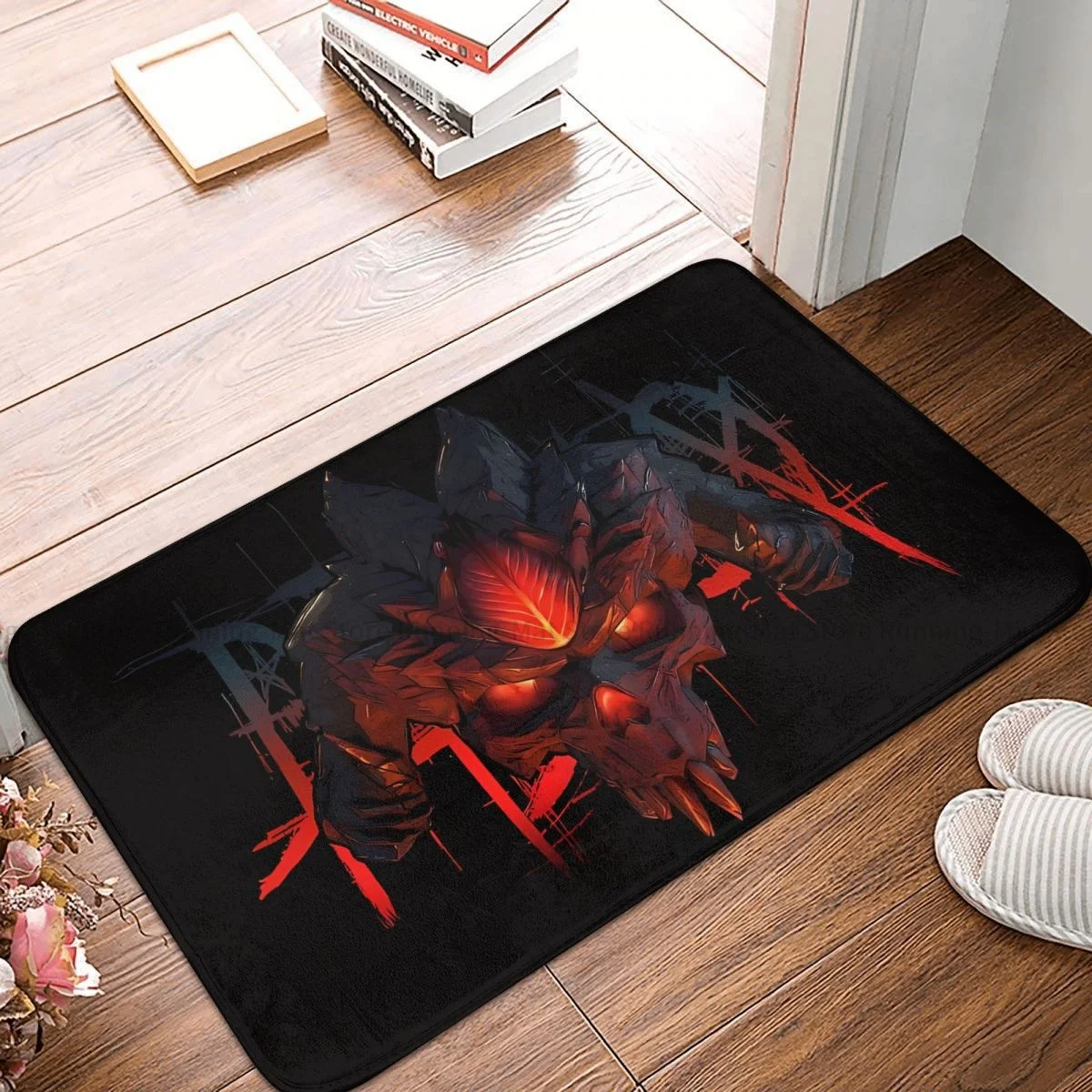 Diablo 4 Game Non slip Doormat Devil Head Bath Bedroom Mat Outdoor Carpet Home Pattern Decor - Diablo Merchandise