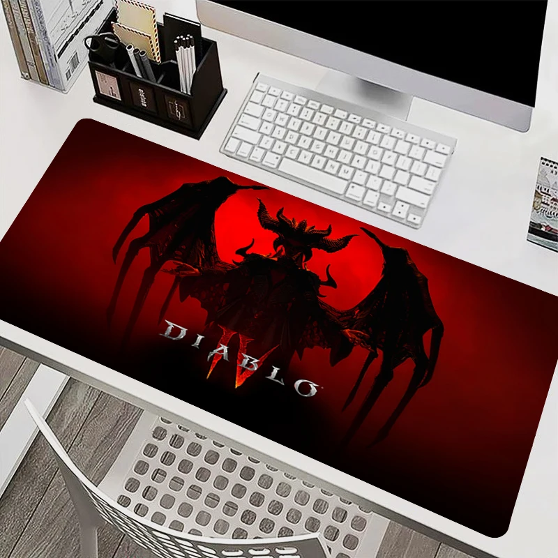 Diablo 4 HD Gamer Custom Mouse Pad Computer Gaming Accessories Keyboard Mousepad Office Laptop Non Slip - Diablo Merchandise
