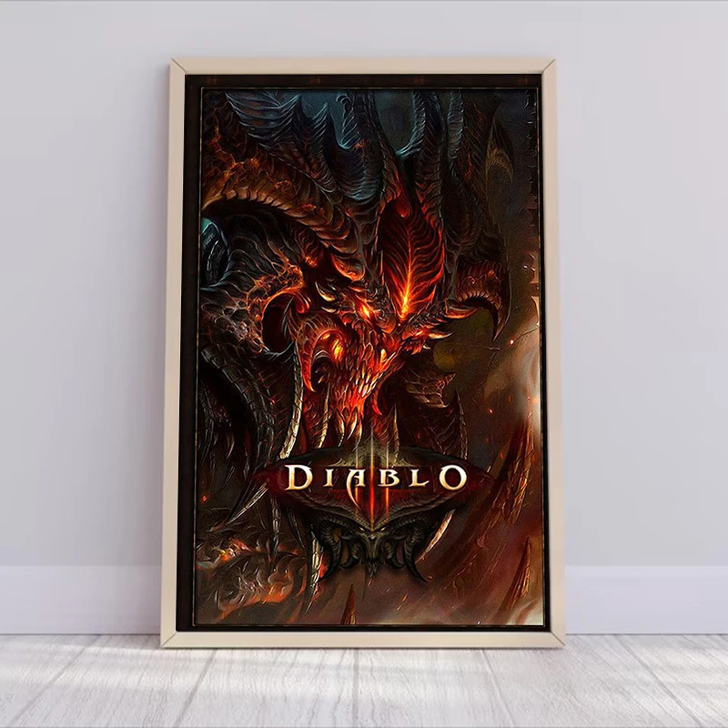 Diablo 4 IV Game Wall Paintings Decoration Home Decor Poster Decor for Room Decors Aesthetic Pinterest 7 - Diablo Merchandise