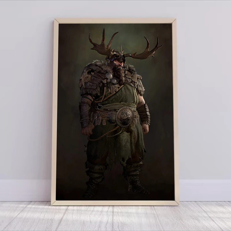Diablo 4 IV Game Wall Paintings Decoration Home Decor Poster Decor for Room Decors Aesthetic Pinterest 9 - Diablo Merchandise