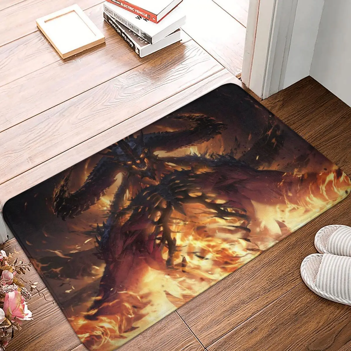 Diablo Classic Games Non slip Doormat Bath Mat Immortal Floor Carpet Entrance Door Rug Home Decor - Diablo Merchandise