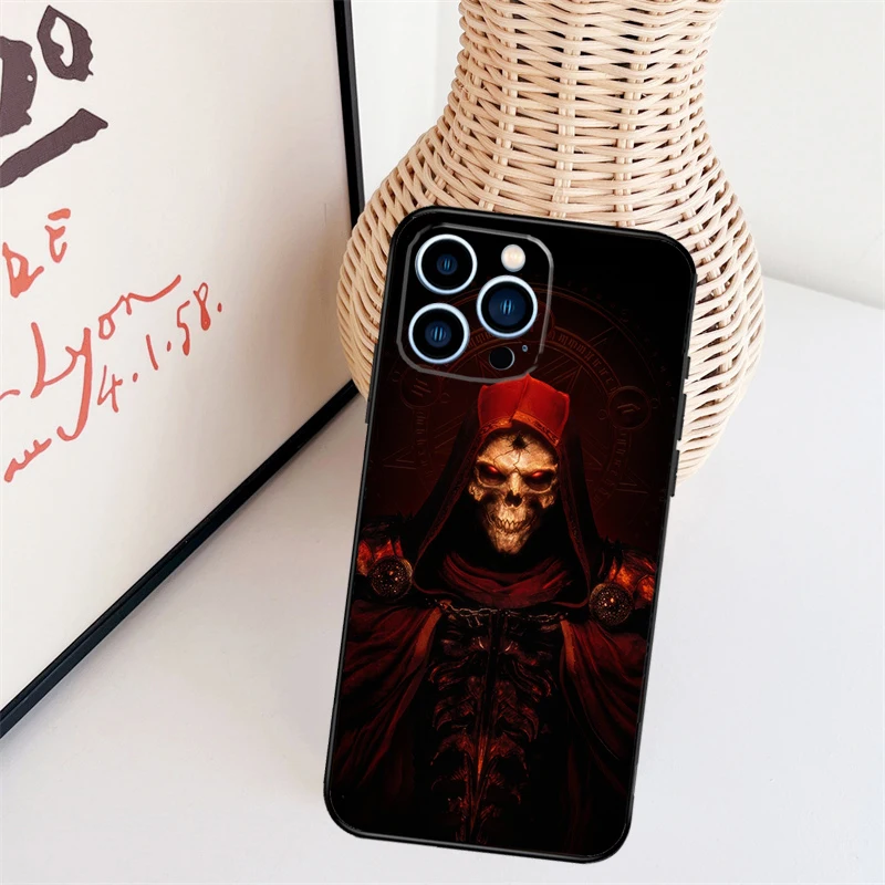 Game D Diablo 3 Case For iPhone 15 Pro 12 13 Mini 11 14 Pro Max 2 - Diablo Merchandise
