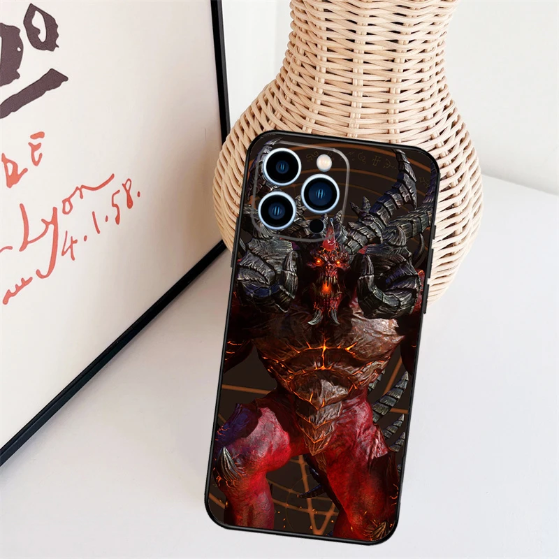 Game D Diablo 3 Case For iPhone 15 Pro 12 13 Mini 11 14 Pro Max 3 - Diablo Merchandise