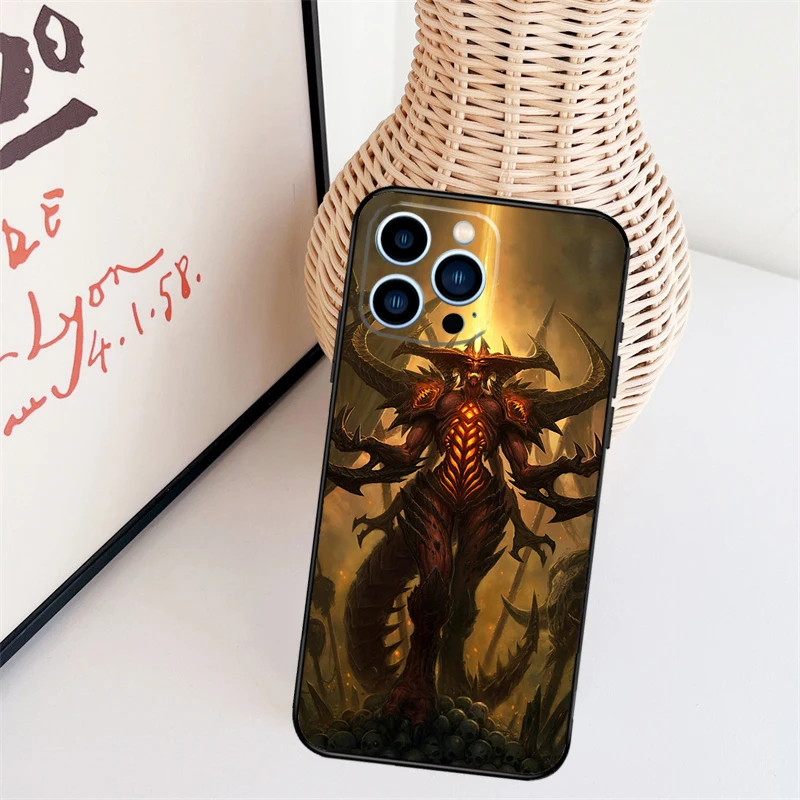 Game D Diablo 3 Case For iPhone 15 Pro 12 13 Mini 11 14 Pro Max 5 - Diablo Merchandise