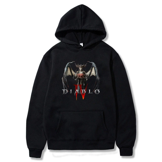 Game Diablo IV Lilith Hoodie Unisex Long Sleeve Streetwear Women Men Hooded Sweatshirt 2023 Casual - Diablo Merchandise