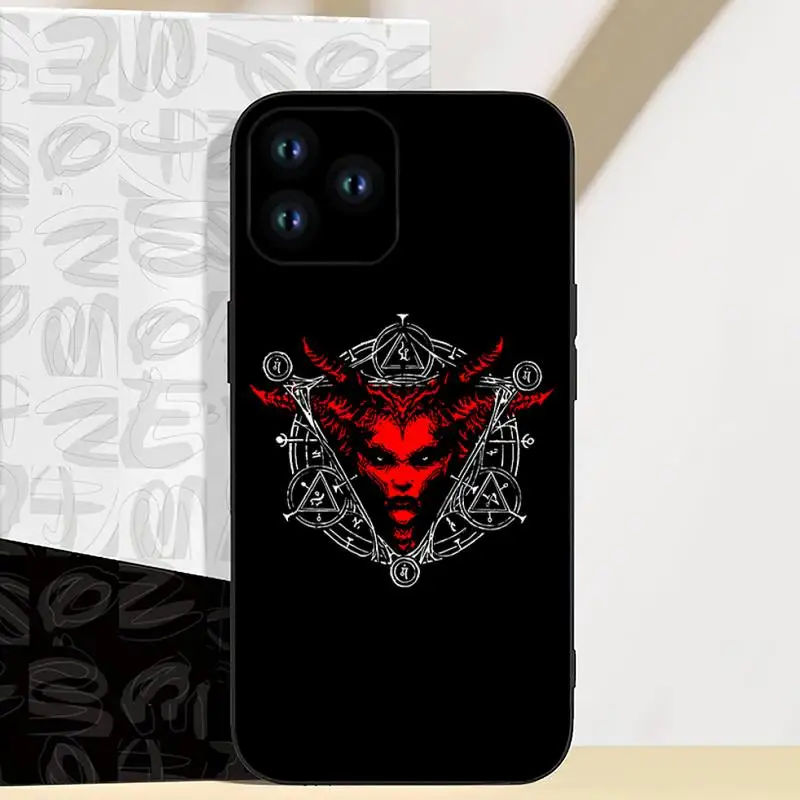 Game Diablo IV Phone Case For iPhone 11 12 13 14 Mini Pro XS Max X 2 - Diablo Merchandise
