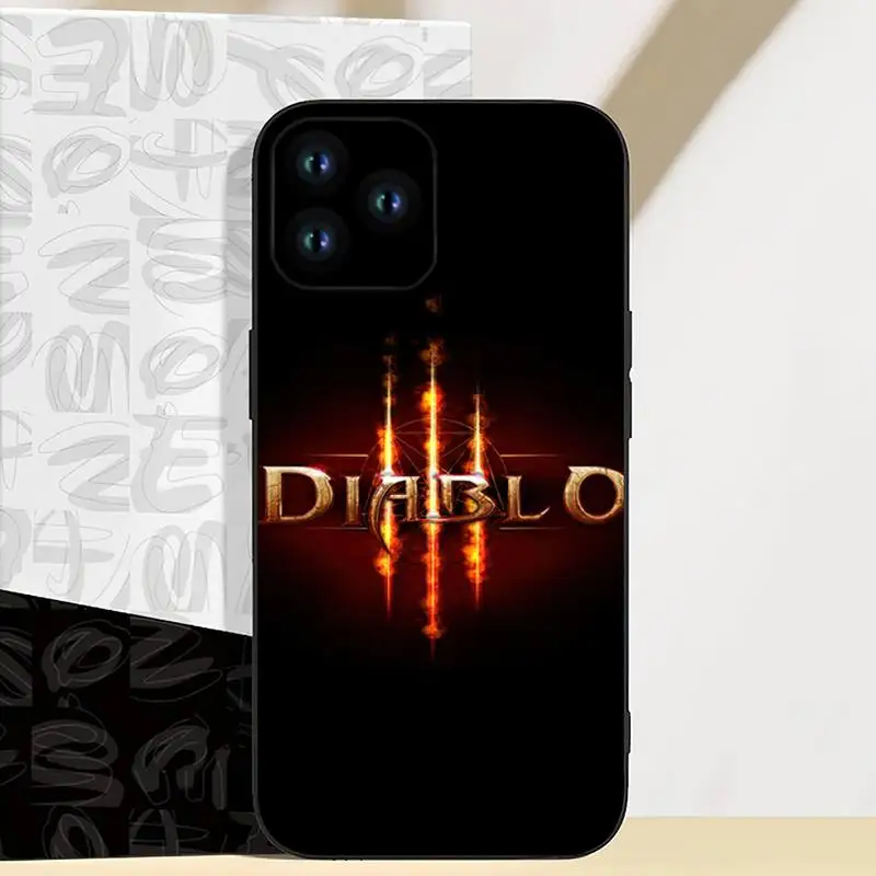 Game Diablo IV Phone Case For iPhone 11 12 13 14 Mini Pro XS Max X 4 - Diablo Merchandise