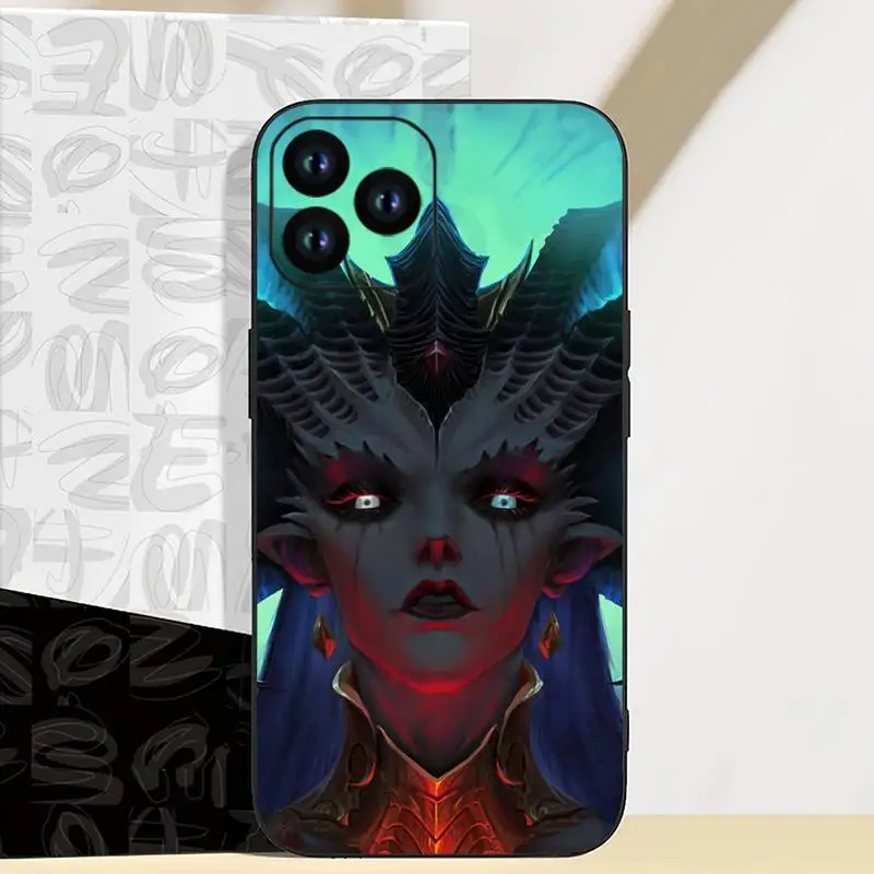 Game Diablo IV Phone Case For iPhone 11 12 13 14 Mini Pro XS Max X 6 - Diablo Merchandise