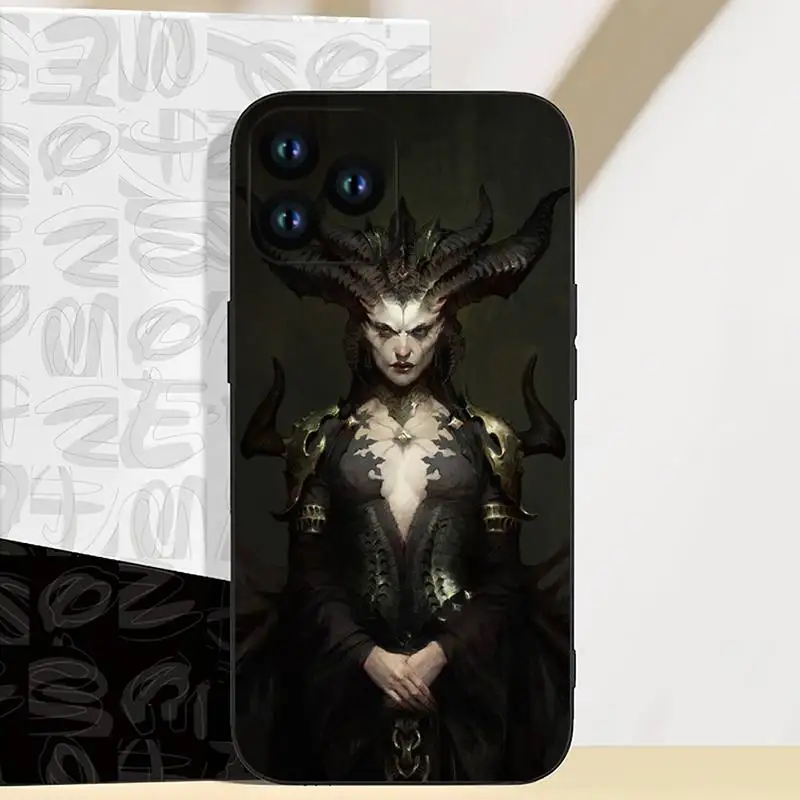 Game Diablo IV Phone Case For iPhone 11 12 13 14 Mini Pro XS Max X 8 - Diablo Merchandise