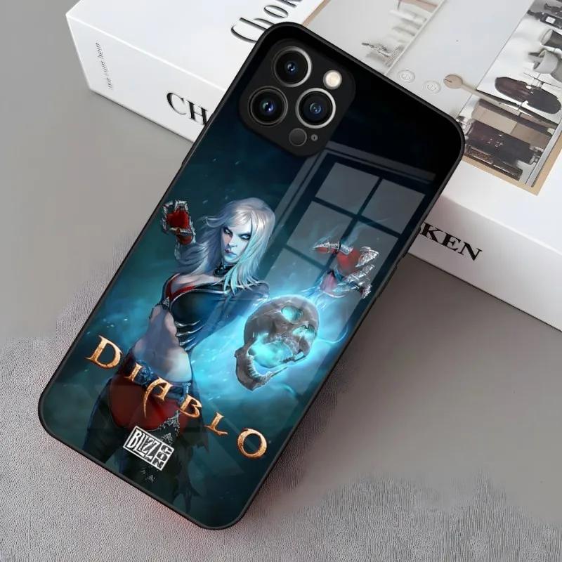 Hot Game Diablo Phone Case For Iphone 14 12 11 13 Pro Max Mini 8 X 5 - Diablo Merchandise