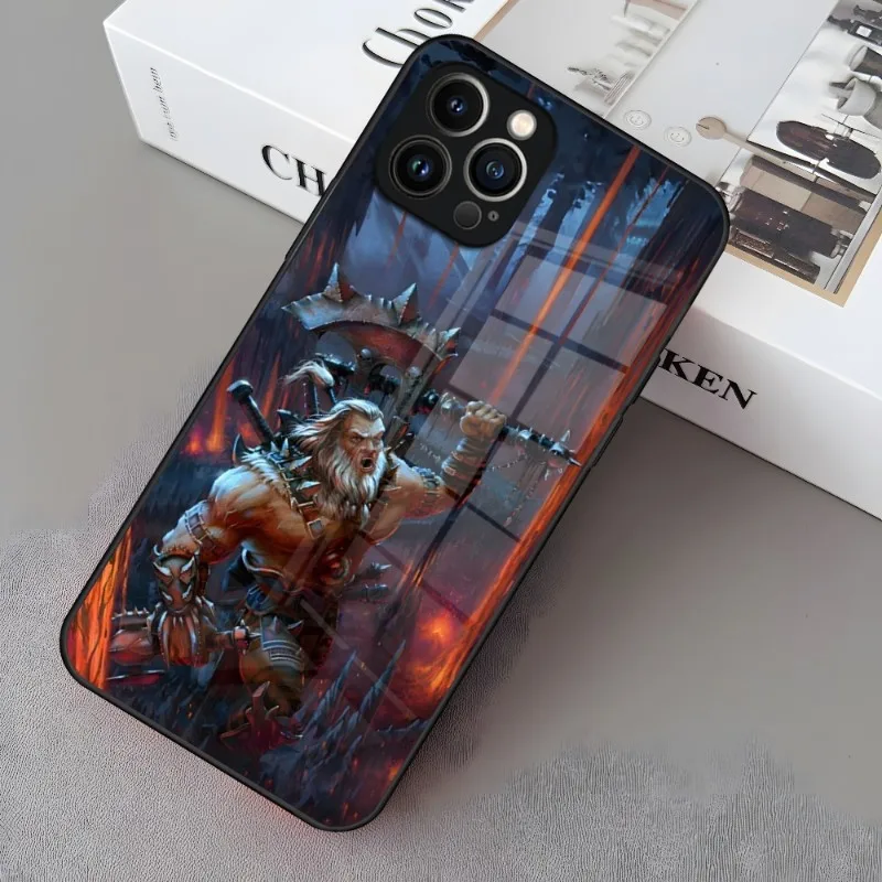 Hot Game Diablo Phone Case For Iphone 14 12 11 13 Pro Max Mini 8 X 8 - Diablo Merchandise