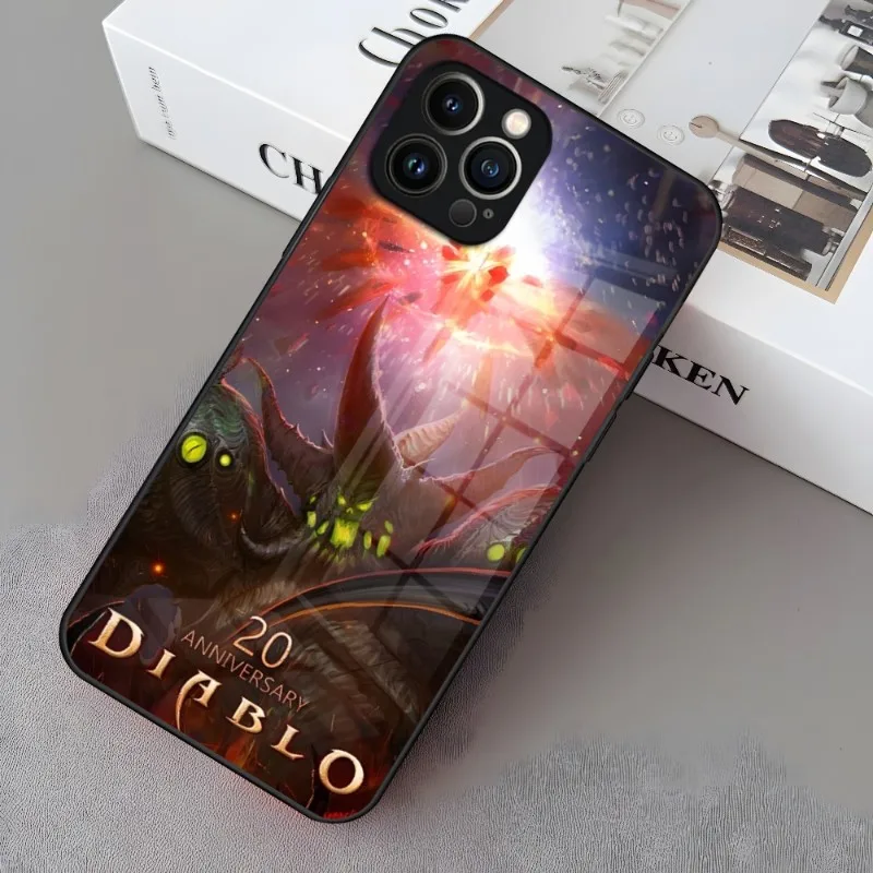 Hot Game Diablo Phone Case For Iphone 14 12 11 13 Pro Max Mini 8 X - Diablo Merchandise