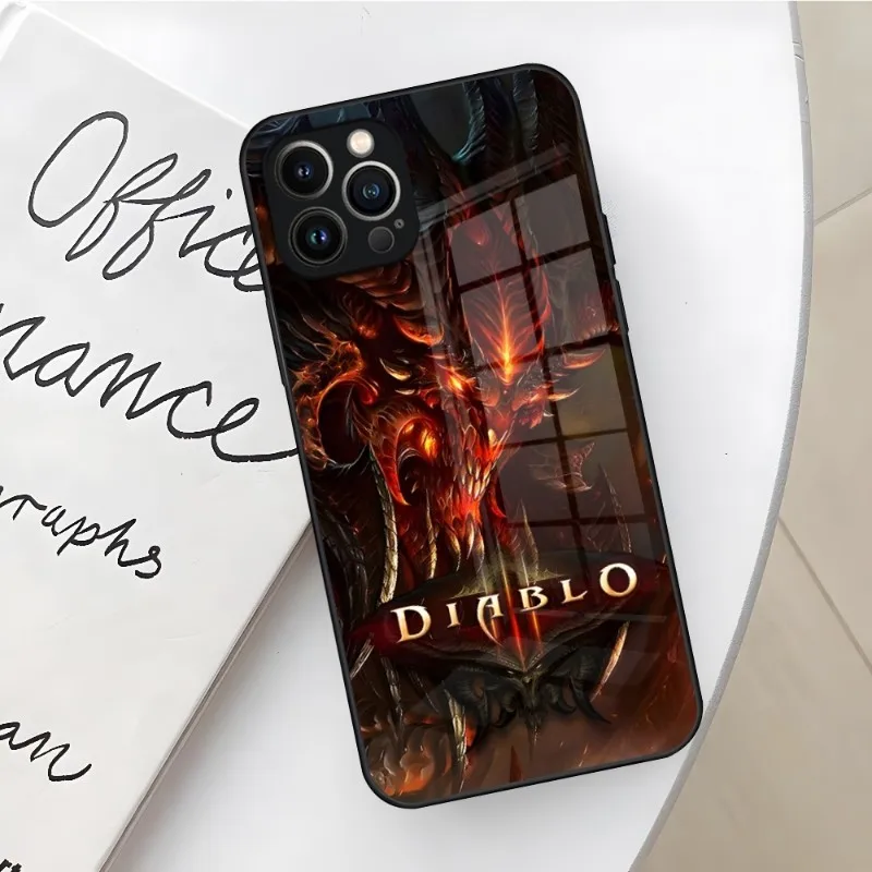 Hot Game Diablo Phone Case For Iphone 14 13 12 11 Pro Max Mini X Xr 5 - Diablo Merchandise