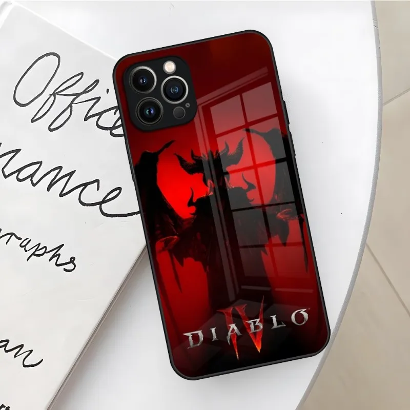 Hot Game Diablo Phone Case For Iphone 14 13 12 11 Pro Max Mini X Xr 8 - Diablo Merchandise