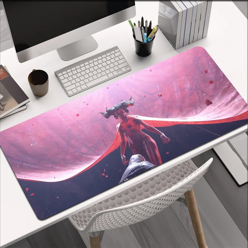 Large 40 90cm Diablo 4 Mouse Pad Mat XL Large Gaming Mousepad Gamer Keyboard Office Rubber 11 - Diablo Merchandise