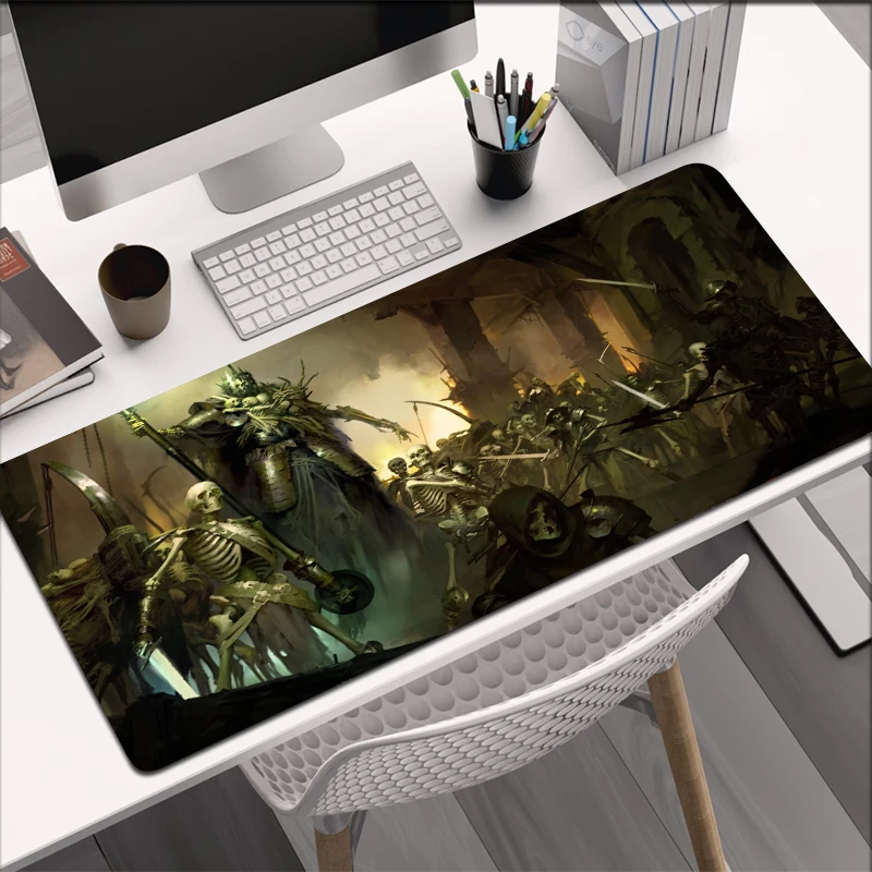 Large 40 90cm Diablo 4 Mouse Pad Mat XL Large Gaming Mousepad Gamer Keyboard Office Rubber 8 - Diablo Merchandise