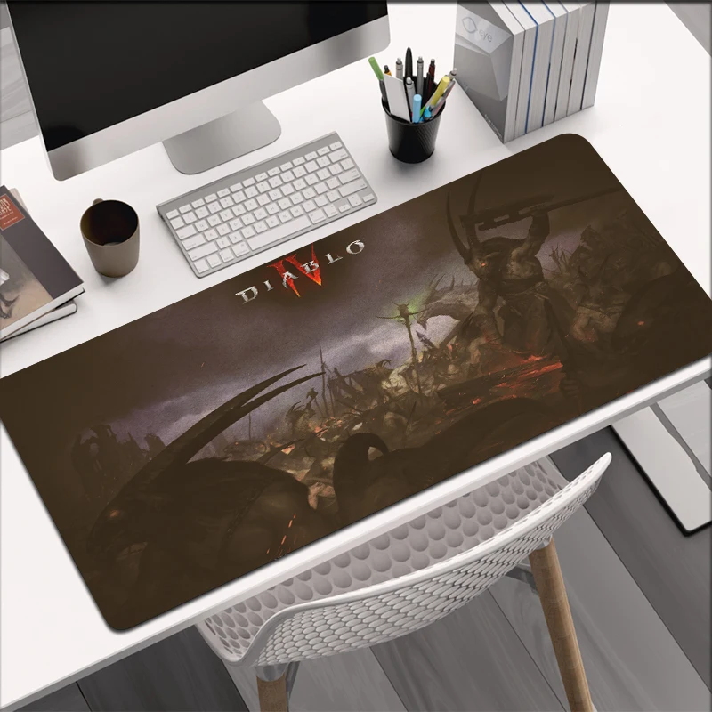 Large 40 90cm Diablo 4 Mouse Pad Mat XL Large Gaming Mousepad Gamer Keyboard Office Rubber - Diablo Merchandise