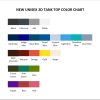 tank top color chart - Diablo Merchandise